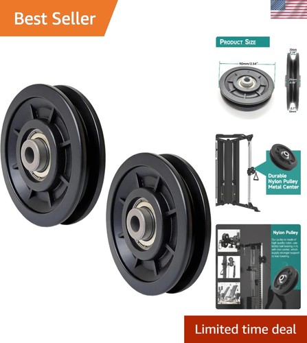 90mm wearproof nylon pulley - nylon,