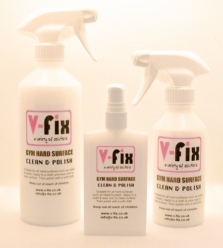 Gym hard surface clean - gym, &