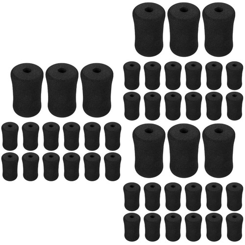 Black sponge foot pads for - pads, gym