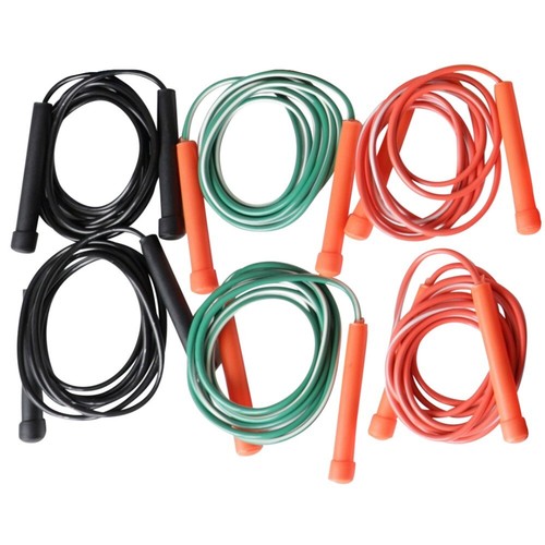 12x plastic skipping rope - plastic,